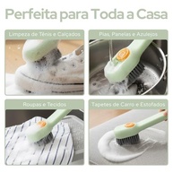 Kit Escova com Dispenser de Detergente para Limpeza Profunda de Tênis e Calçados - Multiuso Premium - imagem 3