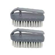 Kit 2 Escovas Retangulares Multiuso com Alça - Limpeza Profunda em Roupas, Tênis e Superfícies - imagem 2