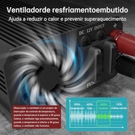 Inversor de Tensão Veicular 500W 12V para 220V: Energia Portátil e Segura para Seu Carro, Barco e Emergências - imagem 4