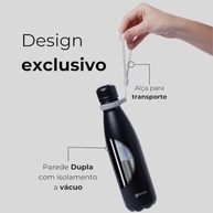 Garrafa Térmica Gocase Urban 500ml - Inox com Isolamento à Vácuo para Bebidas Geladas por 24h - imagem 4