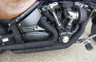 Fita Manta Térmica Termotape Preta 5m para Escapamento de Moto e Carro - Proteção e Performance - imagem 5