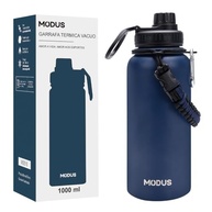 MODUS Garrafa Térmica Esportiva 1000ML Aço Inoxidável Isolamento a Vácuo Azul Marinho - imagem 2