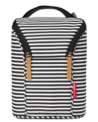 Bolsa Térmica Skip Hop Listrada Preto e Branco - Mantenha Refeições Frescas com Estilo - imagem 1