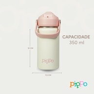 Pippo Garrafa Térmica Infantil Aço Inox - Mantém Bebidas Geladas por 24h | Segura, Livre de BPA e Sem Vazamento - imagem 3