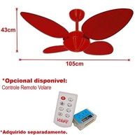 Ventilador de Teto Bronze 4 Pás Volare Office Pétalo Palmae Natural 220V – Estilo e Conforto Refinado - imagem 4