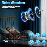 Ventilador de Teto 54" com Luz LED e Controle Remoto - 6 Velocidades, Motor Silencioso e Design Moderno - imagem 3