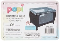 Mosquiteiro Papi Textil Avulso para Berço 1,30m x 1,20m – Proteção Contra Insetos com Elástico e Instalação Fácil - imagem 3