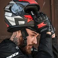 Luva de Couro Texx Old Shoot Preta: Estilo e Proteção para Motociclistas - imagem 4
