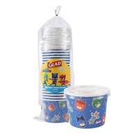 Tigelas de Papel PJ Masks com Tampa - 20 Unidades para Lanches Infantis Divertidos - imagem 2