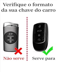 Capa Protetora TPU Preta para Chave Jaecoo J7, Omoda 7/5, Chery Tiggo 8/7 Pro, Omoda e5, Arrizo 6 - imagem 4