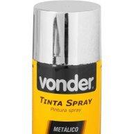 Tinta Spray Cromado Metálico Vonder 350ml - Secagem Rápida e Profissional - imagem 1