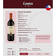Chilano Carmenere: Vinho Tinto Chileno 750ml - imagem 1