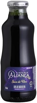 Nova Aliança Suco De Uva Tinto Integral Alianca Cx 450 Ml - imagem 2
