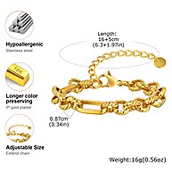 Conjunto Colar e Pulseira Feminino: Elegância em Aço Titânio - imagem 2