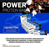Max Titanium Power Protein Bar Caixa Com 12 Unidades (492G) Chocolate C/Coco - imagem 4