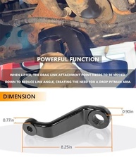 Braço Drop Pitman para Jeep Wrangler TJ/YJ e Cherokee XJ/Comanche MJ - Melhoria de Direção e Manuseio - imagem 4