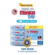 Kit Toalhas Umedecidas Hora da Troca Turma da Mônica - 176 Unidades com Camomila e Vitamina E - imagem 3