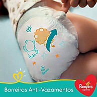 Fralda Pampers Supersec M 52 Unidades – Seu Bebê Mais Seco a Noite Toda - imagem 2