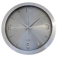 Relógio de Parede Todo em Alumínio Moderno 35,5cm - Estilo e Elegância para Sua Casa - imagem 2