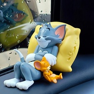 Decoração Tom & Jerry Adormecido: Acessório Fofo para Painel e Mesa | YOURKARTS - imagem 1