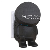 Suporte de Tomada Astronauta para Alexa Echo Dot 5ª/4ª Geração (Preto) - Design Moderno e Organização - imagem 1