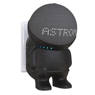 Suporte de Tomada Astronauta para Alexa Echo Dot 5ª/4ª Geração (Preto) - Design Moderno e Organização - imagem 2