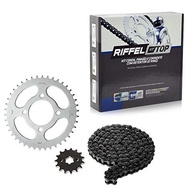 Kit Relação Completa Yamaha Fazer 150 (2014-2020) Riffel TOP com Retentor O-ring Aço 1045 - imagem 2