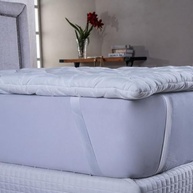Pillow Top Solteiro Micropercal 400 Fios - Toque Extra Macio com Elástico 4 Pontas - imagem 2