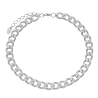 Tornozeleira Raiza: Elegância em Ródio Branco - imagem 1