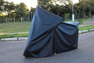Capa de Moto Premium em Couro Sintético Impermeável e Forrada - Proteção Total UV e Anti-Risco - imagem 4