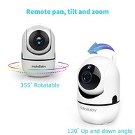 Monitor de Bebê com Câmera Panorâmica, Zoom Remoto e Visão Noturna – Controle Total à Distância - imagem 4