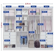 Guarda-Roupa Casal 8 Portas Império Branco – Design Moderno e Espaço Total - imagem 3