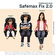 Cadeira Auto Isofix 9-36kg Safemax Fix 2.0: Segurança Total! - imagem 2