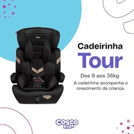 Cadeirinha Cosco Tour 9-36kg Preto Bronze: Segurança e Conforto para Todas as Idades - imagem 4