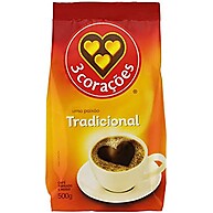 Café 3 Corações Tradicional 500g: Sabor Intenso - imagem 4