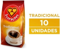 3 Corações Café Torrado e Moído Tradicional, Pacote 500g - 10 unidades - imagem 2