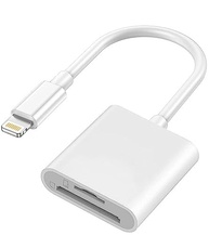 Adaptador Duplo Lightning para SD e Micro SD: Transfira Fotos e Vídeos do iPhone/iPad com Velocidade e Facilidade - imagem 2