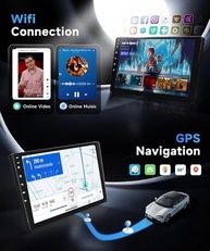 Central Multimídia Android 8 Core 6GB/128GB para Ford Transit 2013-2019: Tela 23cm, GPS, Carplay Sem Fio e Mais! - imagem 5