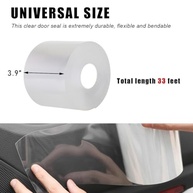 Protetor de Soleira Universal para Carro: Proteção Anticolisão e Antirrisco Transparente - imagem 3
