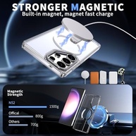 Capa Samsung Galaxy S25 Ultra MagSafe Transparente com Suporte Ajustável e Protetor de Tela - imagem 4