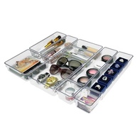 Acrimet Organizador Modular para Gavetas, Bancadas e Armários - Kit com 10 Potes Transparentes Sortidos - imagem 5