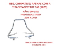 Alça Traseira Titan 160 Cromada Super Alta 2025: Estilo e Segurança para Sua Moto - imagem 2