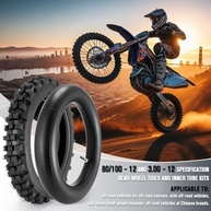 Pneu Traseiro 80/100-12 (3.00-12) com Câmara para Motos Off-Road e Dirt Bikes - imagem 3