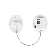 Trava de Segurança com Senha para Gavetas, Portas e Armários - Proteção Inteligente para Bebês e Crianças (Branco) - imagem 2