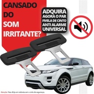 Par Fivela Ferro Cinto Segurança Anti Som Trava Alarme Universal para Fiat Ford Chevrolet VW Byd - imagem 3