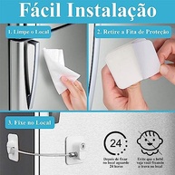 Trava de Segurança com Chave para Portas e Gavetas - Proteja sua Criança sem Furar - imagem 5