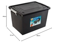 Kit 3 Caixas Organizadoras 56L com Tampa e Trava - Arqplast Premium - imagem 3