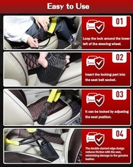 Trava de Roda Universal Antifurto: Segurança Máxima para Seu Carro com 3 Chaves - imagem 5