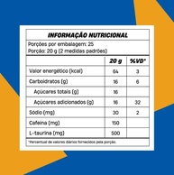 +Mu Pre Treino Exquenta Sabor Manga 500g - com Palatinose e sem Taquicardia - imagem 4