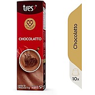 Cápsula 3 Corações Chocolatto TRES: Sabor Intenso (10un) - imagem 4